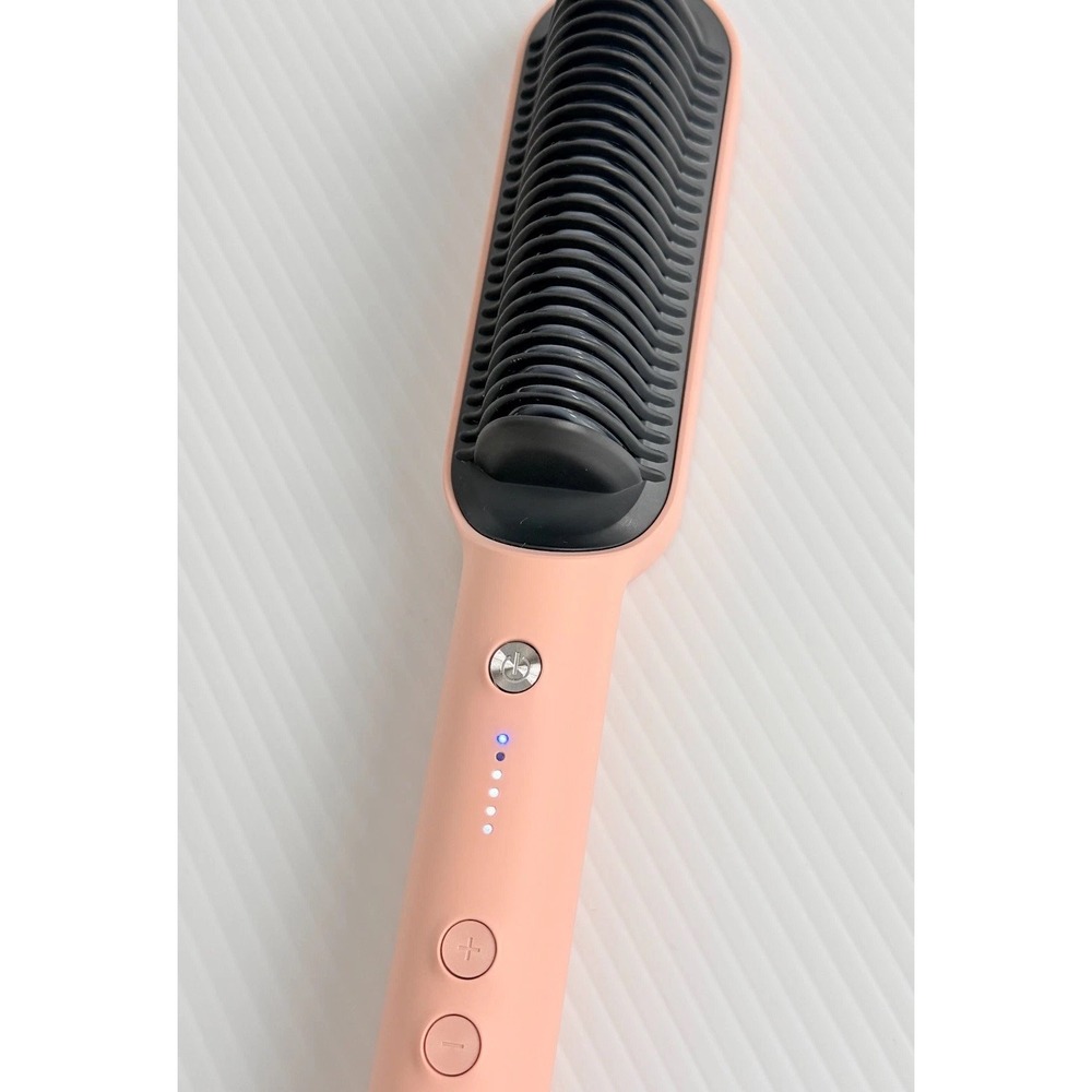 TYMO HC100R Hair Straightening Comb Brush Rose Gold 45W Adjustable Heat Tested